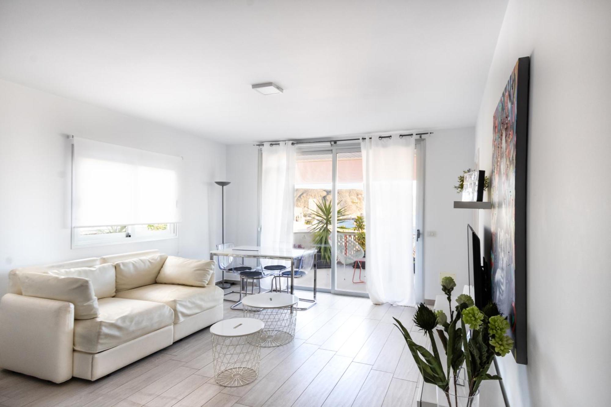 Apartmán The White Heart House - Attic Sea View Los Cristianos  Exteriér fotografie