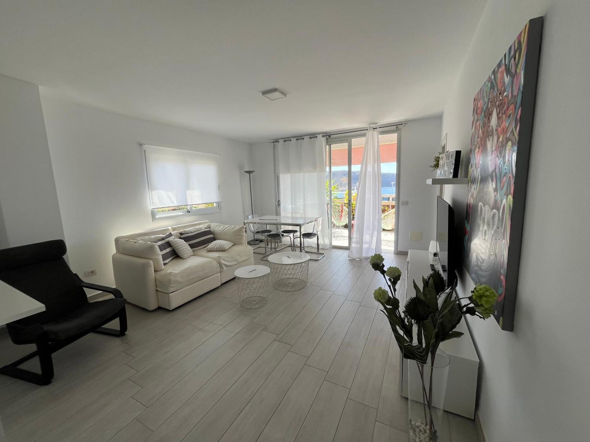 Apartmán The White Heart House - Attic Sea View Los Cristianos  Exteriér fotografie